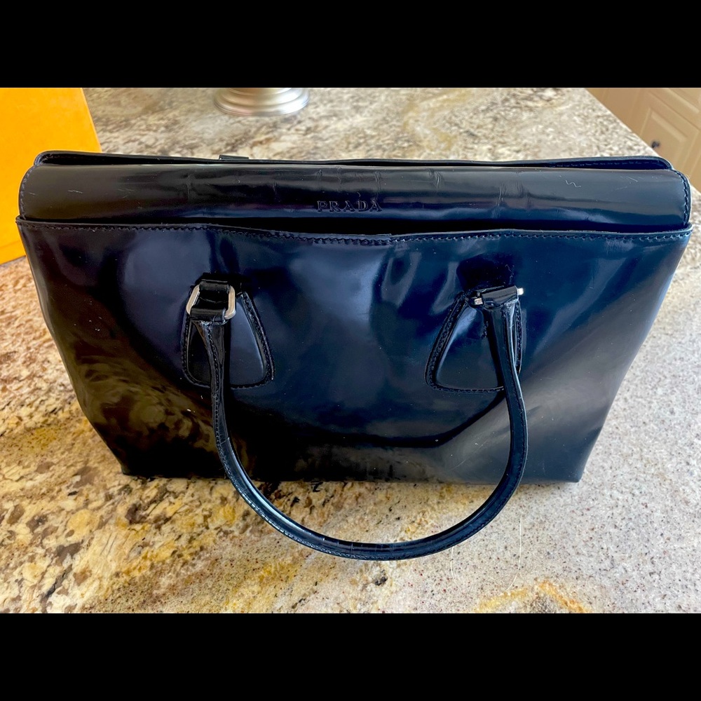 Prada Patent Tote